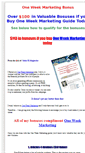 Mobile Screenshot of one-week-marketing.dosclub.com